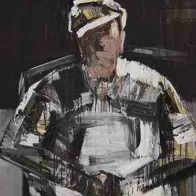 Untitled (Seated Figure with Clasped Hands)
