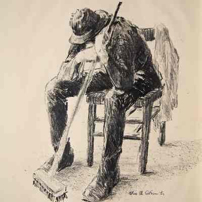 Man with a Broom