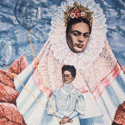 Frida Kahlo (photo transfer)