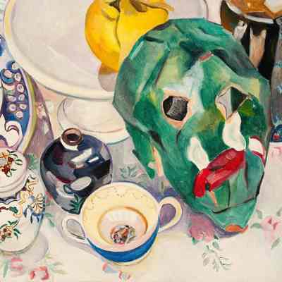Still Life with Underwater Monster Mask