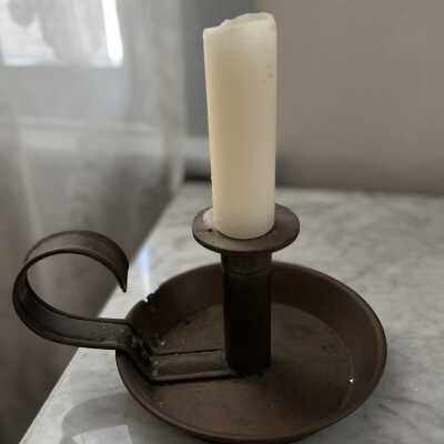 Candlestick - Corroded Metal