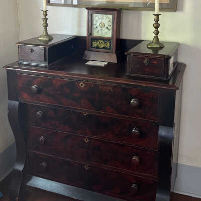 Dresser with Locking Glove Drawers