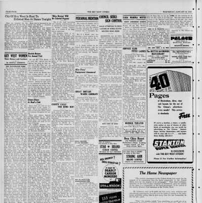1940 Keys Newspaper Article