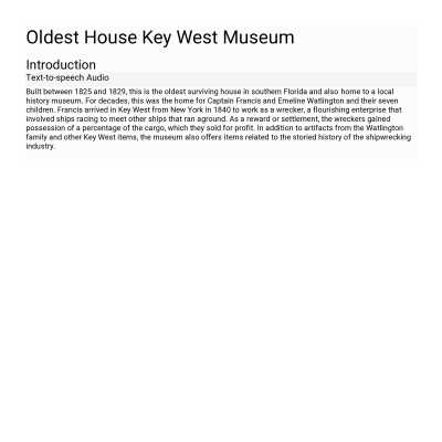 History of The Oldest House - Clio Guide