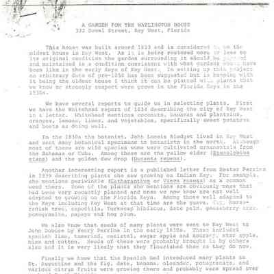 Garden Related Notes