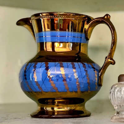 English Lusterware Jug