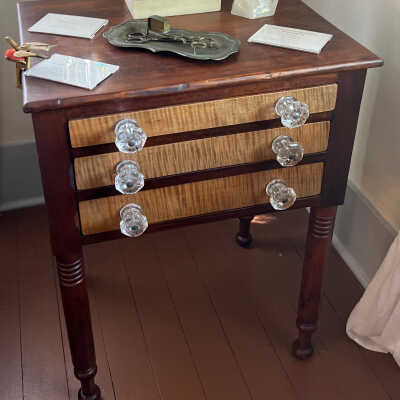 3 Drawer Side Table