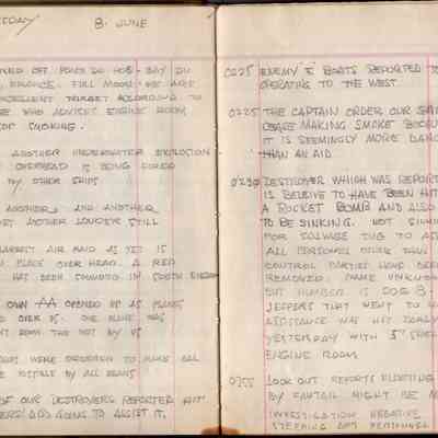 0045 to 0255 on June 8