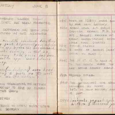 0302 to 0940 on June 8