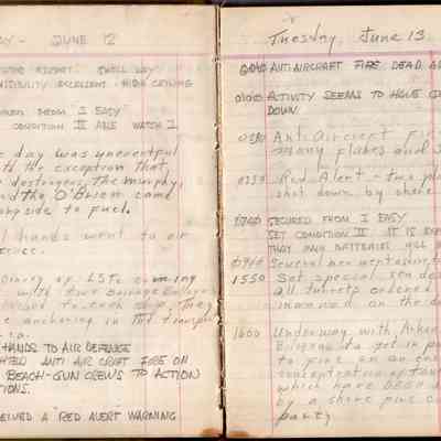 0800 on June 12 to 1600 on June 13