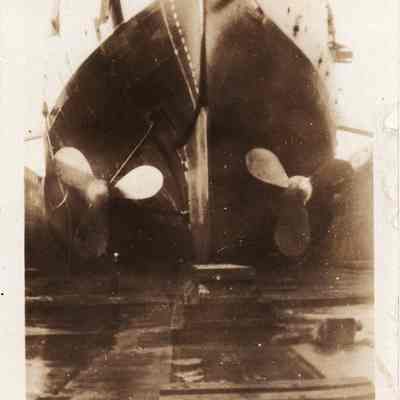 NY stern in dry dock