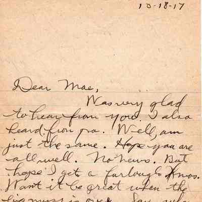 Oct 18, 1917 letter #2