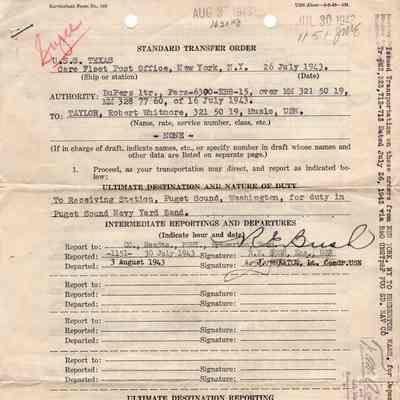 Standard Transfer order