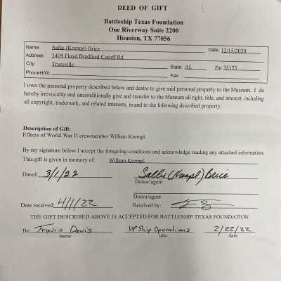 Deed of Gift