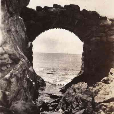 Oceanfront stone arch