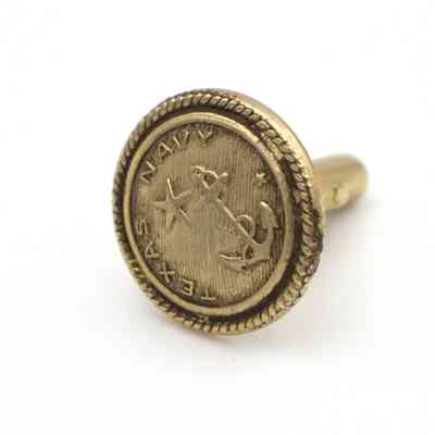 Texas Navy cufflink