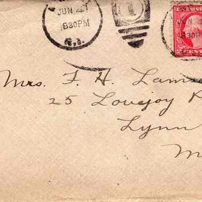 June 4, 1919 envelope