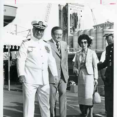 USS Texas Visits Galveston 1978