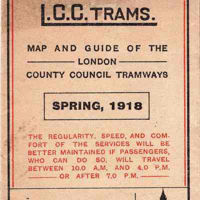 London County Tram map
