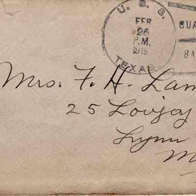 Feb 25, 1919 envelope