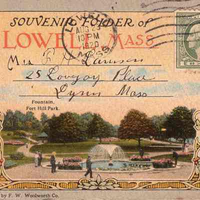 Souvenir Folder of Lowell, MA