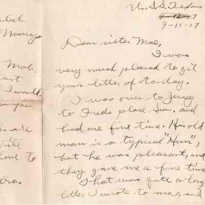 Sep 11, 1917 letter