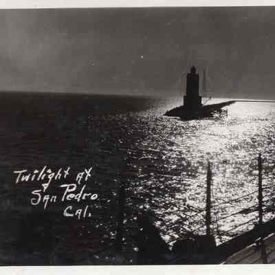 Twilight at San Pedro Cal.