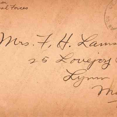 Aug 25, 1918 envelope