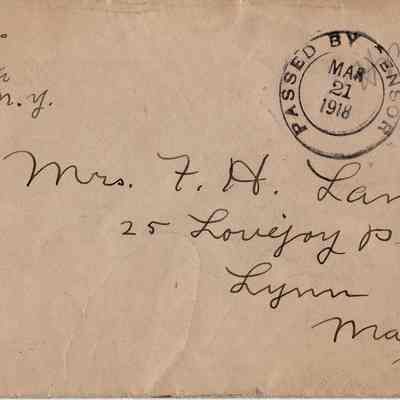 Mar 21, 1918 envelope