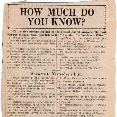 How Much Do You Know? 22