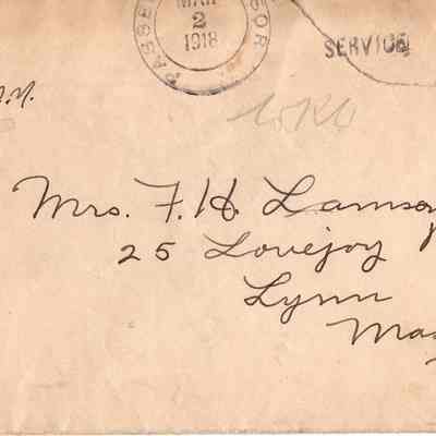 Mar 2, 1918 envelope