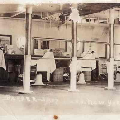 USS New York barber shop