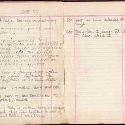 1400 to 1605 on June 25