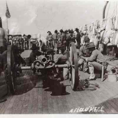Field Piece on Texas deck
