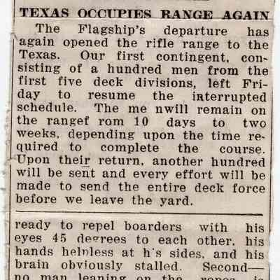 Texas Occupies Range Again