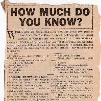 How Much Do You Know? 02