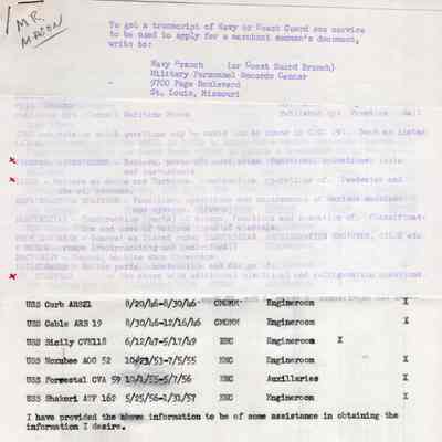 Transcript of Navy service