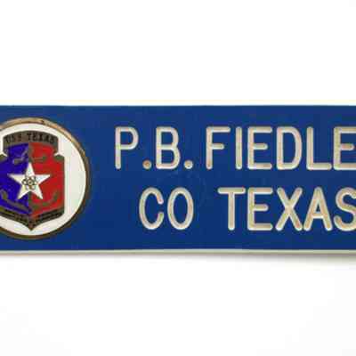 P.B. FIEDLER name pin