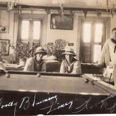 Playing pool