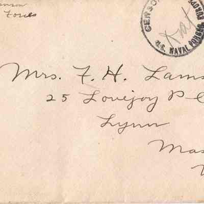 Oct 16, 1918 envelope