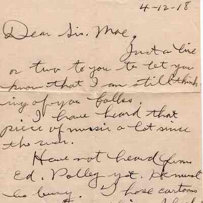 Apr 12, 1918 letter #1