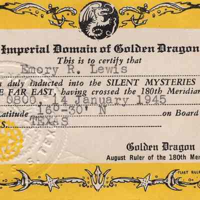 Golden Dragon card