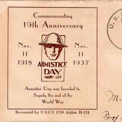 Nov 11, 1937 envelope