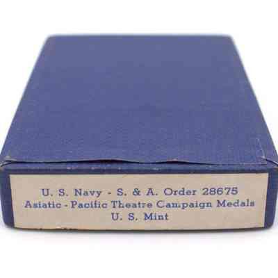 Lewis's Pacific Campaign medal box