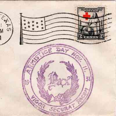 Nov 11, 1931 envelope
