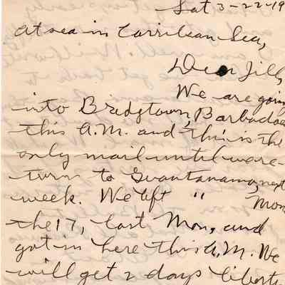 Mar 22, 1919 letter