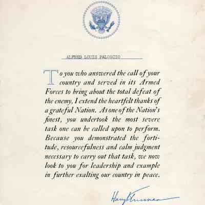 Paloscio's White House honors