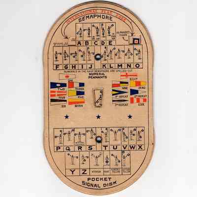 Semaphore pocket signal disk