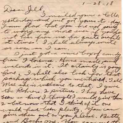 Jan 28, 1918 letter #2