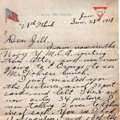 Jan 28, 1918 letter